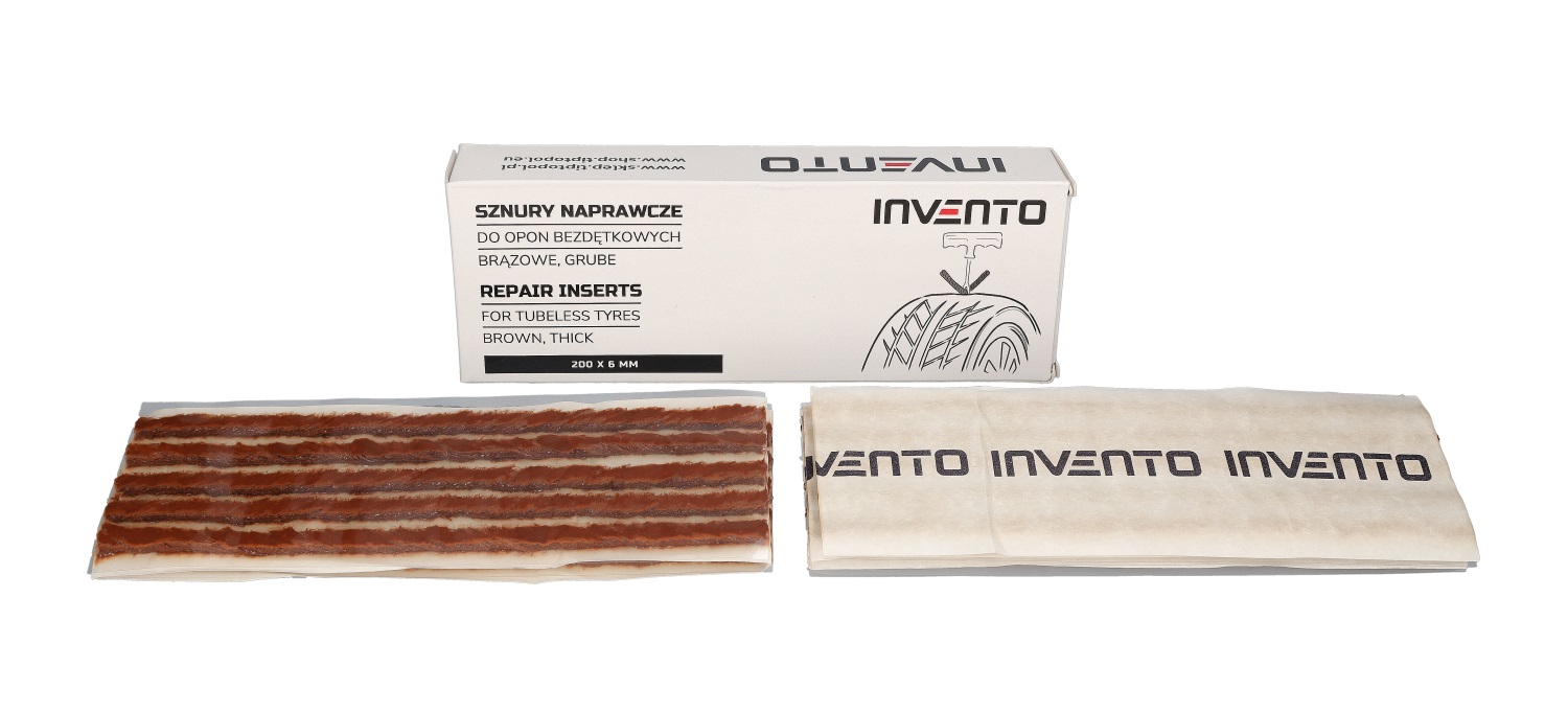 Brown thick repair inserts for truck tubeless tyres 200×6 mm, 25 pcs