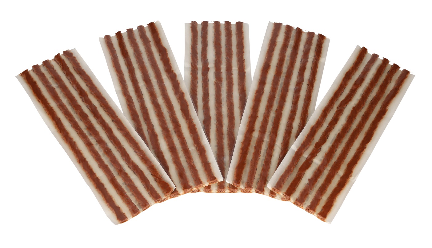 Brown thick repair inserts for truck tubeless tyres 200×6 mm, 25 pcs