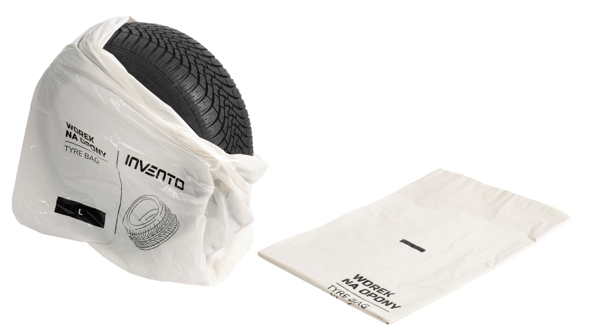 Tire bags PROFI size L, size 1000 x 1000 mm, strong, pack of 10pcs