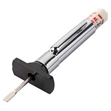 Tyre tread depth gauge 0–25 mm with clip