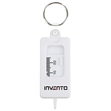 Tyre tread depth gauge 0-20 mm Keychain INVENTO