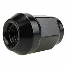 Black Nuts for aluminum rims, wheels - M14x1.5 - (closed) 