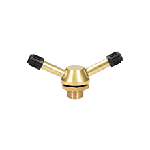 Double-sided Y-shaped valve