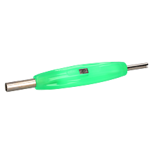 GREEN - Double-ended screwdriver for spring inserts with magnet