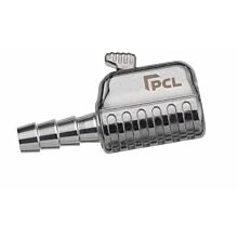Tyre Valve Connector, Straight, Swivel, 1/4 i/d Hose Tailpiece, Open End