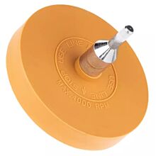 ROUND RUBBER DISC FOR REMOVING TAPE AND GLUE