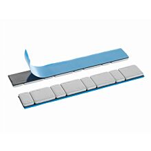 ALU SLIM ECO2C - 4x5g+4x10g adhesive wheel weight grey