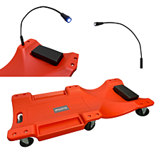 INVENTO Car creeper with lamp, 920 mm, capacity 150 kg