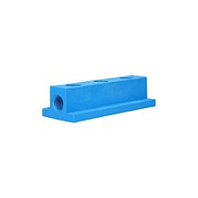 Air manifold, plastic rail 5 x 1/2"
