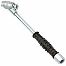 Twin Clip-On Tyre Valve Connector, Female Thread Rp 1/4, Open End