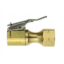 Euro Clip-On Tyre Valve Connector, Female Thread Rc 1/4, Open End