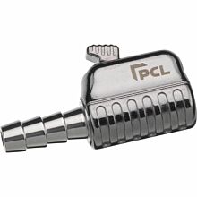 Tyre Valve Connector, Straight, Swivel, 8mm i/d Hose Tailpiece, Open End