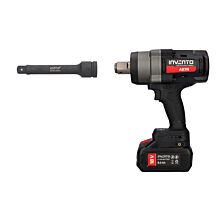 INVENTO A67R 2400 Nm 1" cordless impact wrench set + 250 mm anvil extension