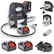 Cordless grease gun INVENTO A90R 20V - set, 2x 4Ah, charger, bag