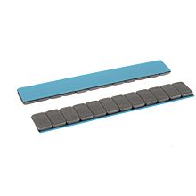 ALU SLIM - FE 12 x 5g adhesive wheel weight round - charcoal grey 50 pcs