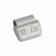 ZINC 10g knock-on wheel weights, alloy wheels, grey, coated 100pcs