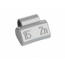 ZINC 15g  knock-on wheel weights, alloy wheels, grey, coated 100pcs 