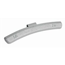 ZINC 50g knock-on wheel weights, alloy wheels, grey, coated 50pcs
