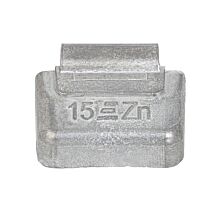 TIP-TOPOL 15g zinc knock-on wheel weights for steel wheels 100 pcs