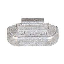 TIP-TOPOL 20g zinc knock-on wheel weights for steel wheels 100 pcs