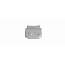 ZINC 10g, coated wheel weights, knocked onto steel rim, 100 pcs