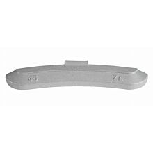 ZINC 45g, knock-on wheel weights, steel wheels, grey, coated, 50 pcs 
