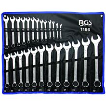 Combination spanner set, 25 pcs. 6-32