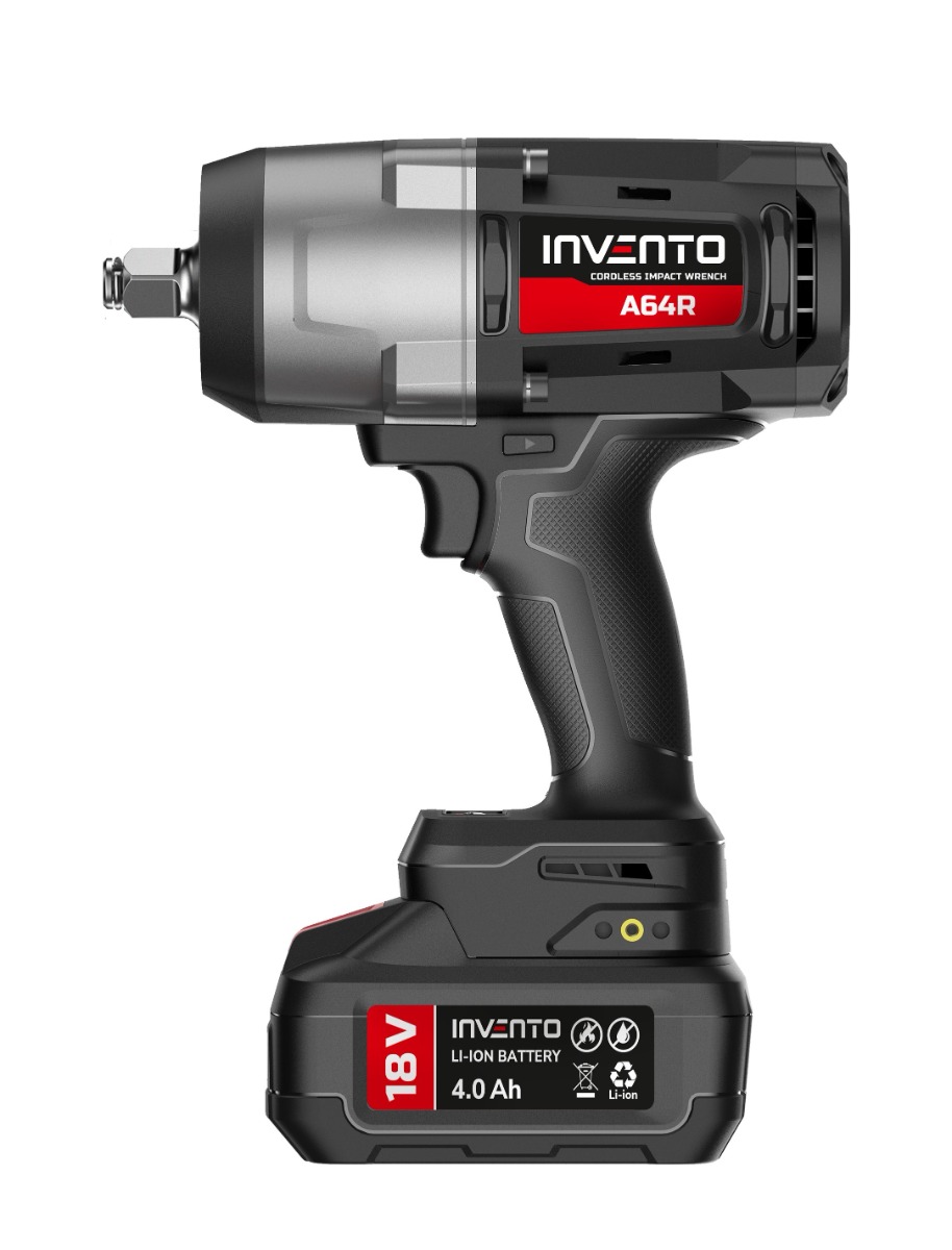 INVENTO A64R 1/2” Cordless Impact Wrench 1880Nm – Power for Demanding Jobs