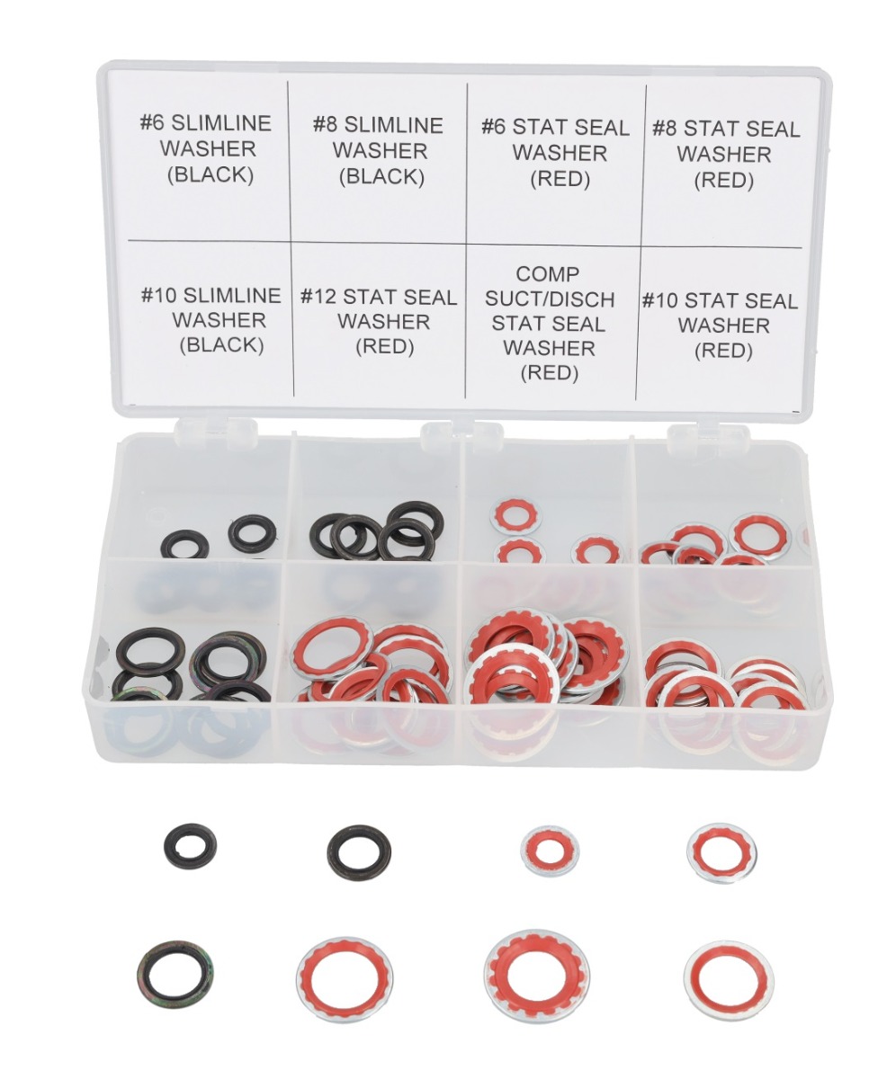 Set of sealants, washers for air conditioning, 80 pcs.