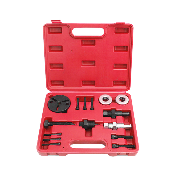 Disassembly and assembly tools for compressor and clutch, kit 15 pcs.