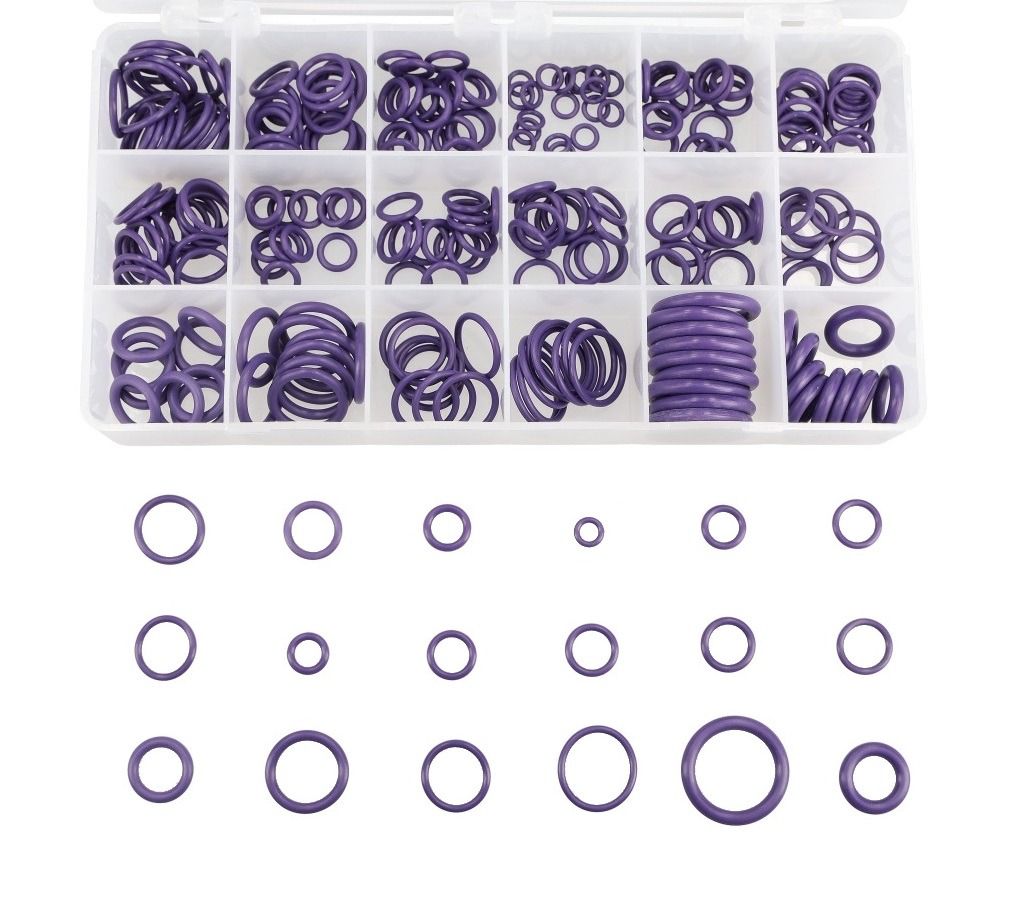 Set of purple orings air conditioning 256 pcs.